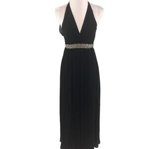 ASOS Women's Deep V Neck Formal Maxi Dress Size US 0